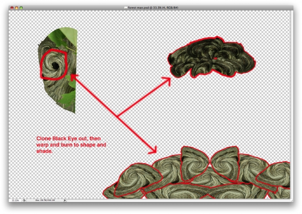 Creation of Forest Sprite: Step 5